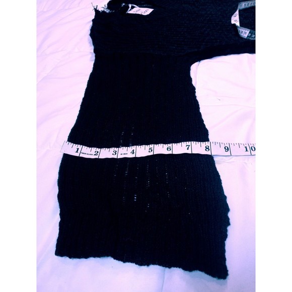 Davi & Dani Clothing Distressed Black Dress Sweater NWT XL - Picture 8 of 8